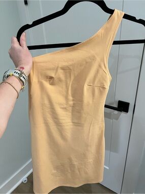 Abercrombie One-Shoulder Traveler Mini Dress